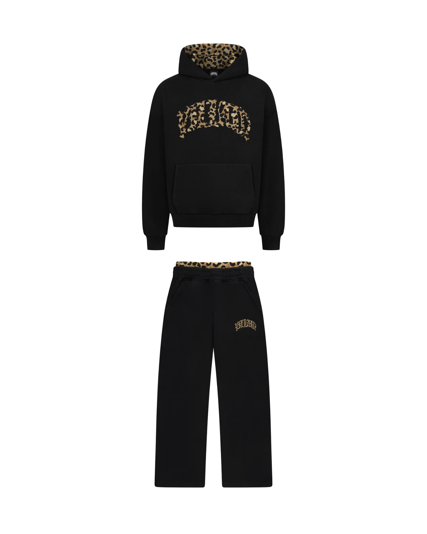 BLACK LEOPARD TRACKSUIT