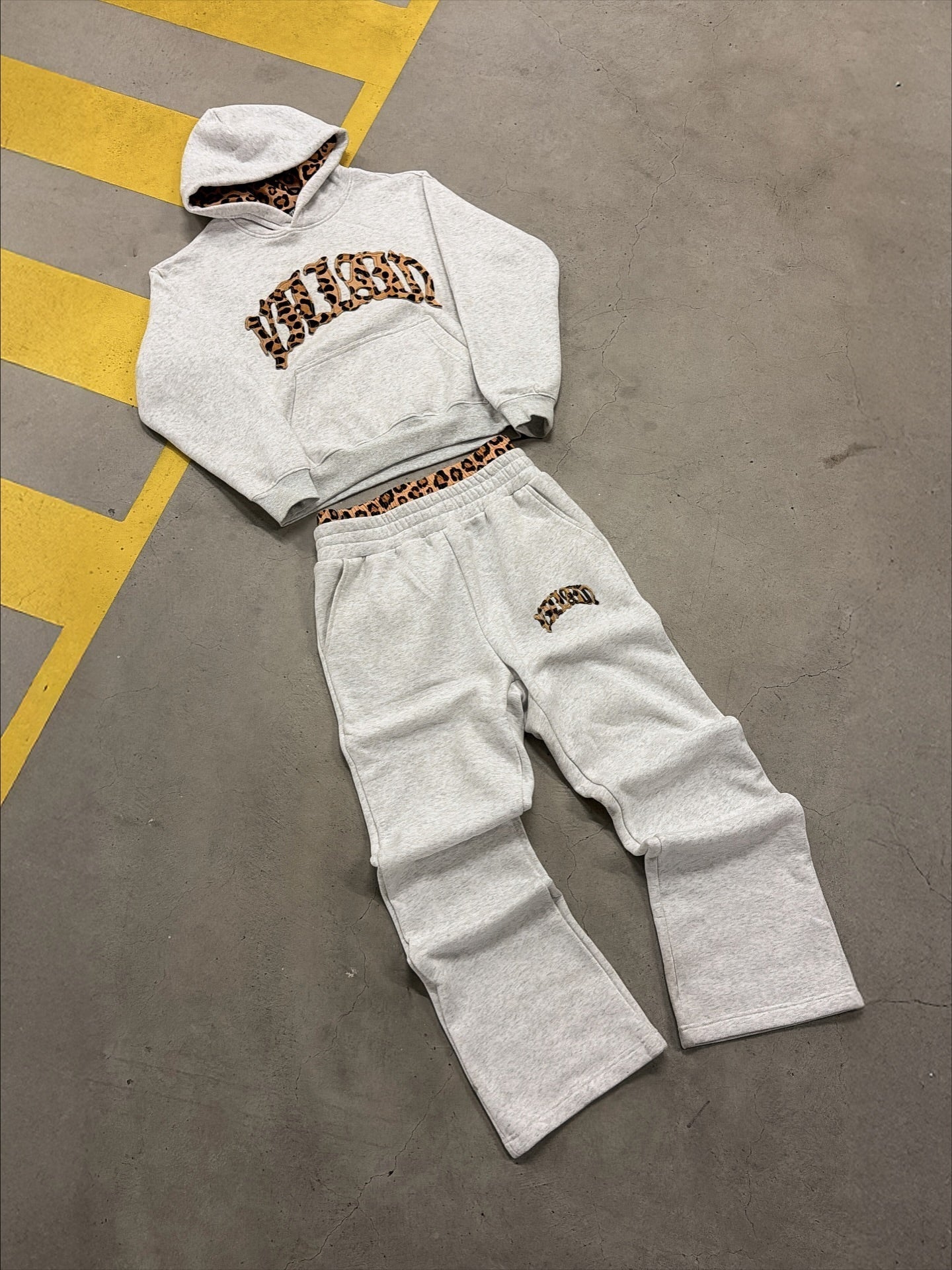 WHITE LEOPARD TRACKSUIT